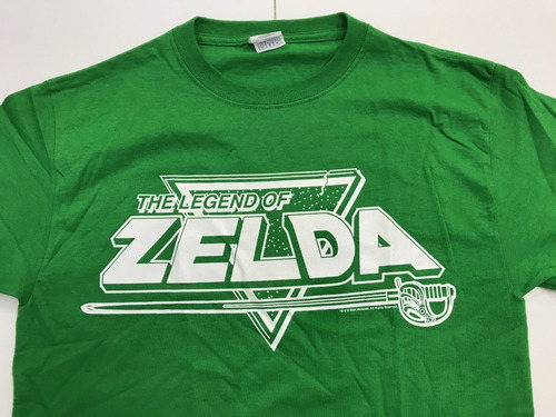 Playera Nintendo Verde The Legend Of Zelda Espada
