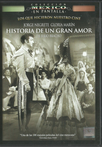 Historia De Un Gran Amor | Dvd Jorge Negre Película Nuevo   