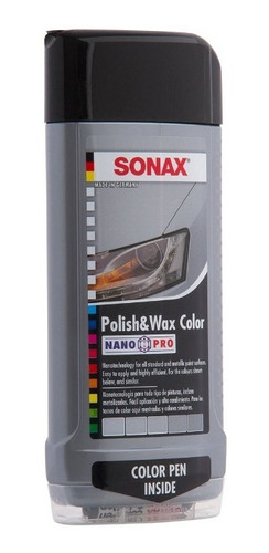 Cera Carro Gris Sonax Polish+wax Color  Nanotecnologia Pro