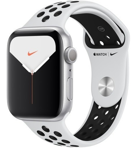 Apple Watch Series 5 44mm Silver, Black Nike 12x S/juros