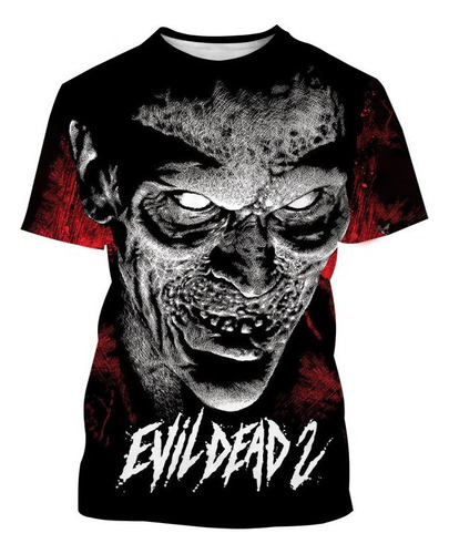 Camiseta Impresa En 3d De Drácula The Evil Dead