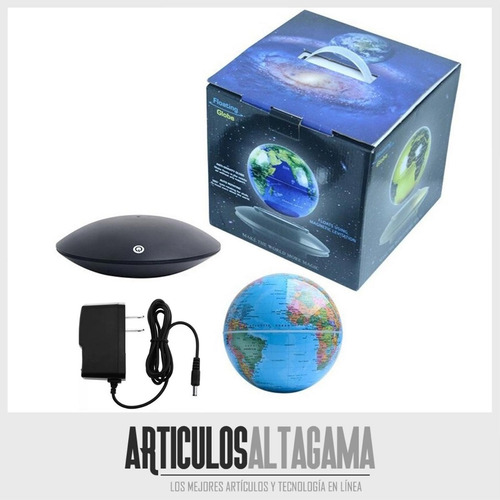 Imagen 8 de 8 de Lampara Led Globo Terraqueo Flotante Mundo Levitador 3d