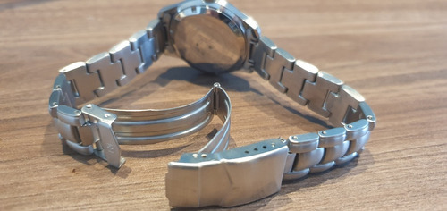 Relógio Suíço Wenger Pulseira Aço Mostrador Azul Feminino