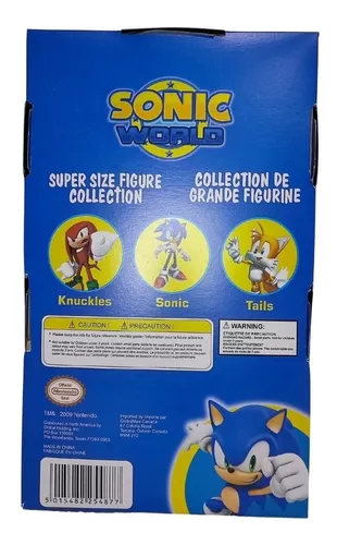 Boneco Sonic Articulado Grande Brinquedo - Super Size Figure