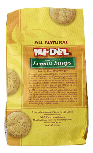 Galleta Midel Snap Limón