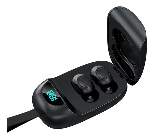 Auriculares Bluetooth 5.0 Js25, Caja De Carga Inalámbrica De