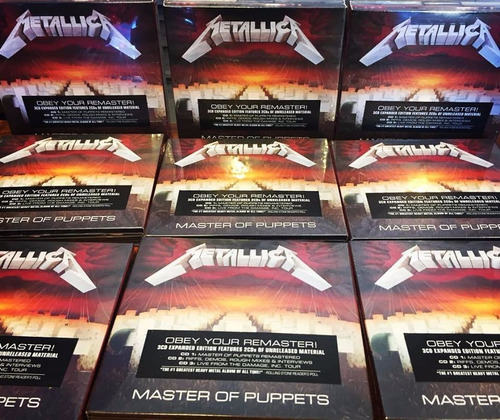 Metallica Master Of Puppets Deluxe 3 Cd Nuevo 2017 Stock
