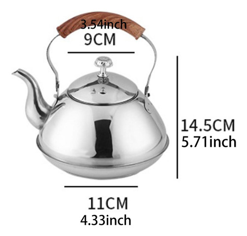 Tetera De Acero Inoxidable Tetera De 1,5 L Tetera De Agua