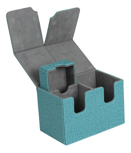 Soporte Para Caja De Baraja De Cartas Coleccionables Azul