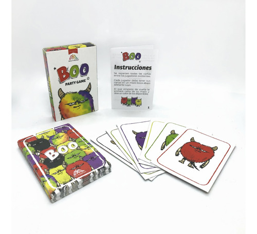 Juego Didáctico Cartas Boo Party Game +7 Años Multiverso