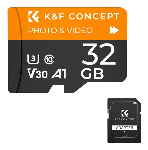 Tarjeta De Memoria Microsd 32gb U3/v30/a1 K&f Concept