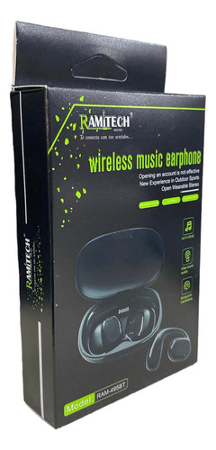 Auriculares Marca Ramitech Ram-495bt Trabajo De 2,5 Horas