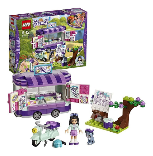 Lego Friends 41332 Puesto De Arte Emma 210 Piezas Original