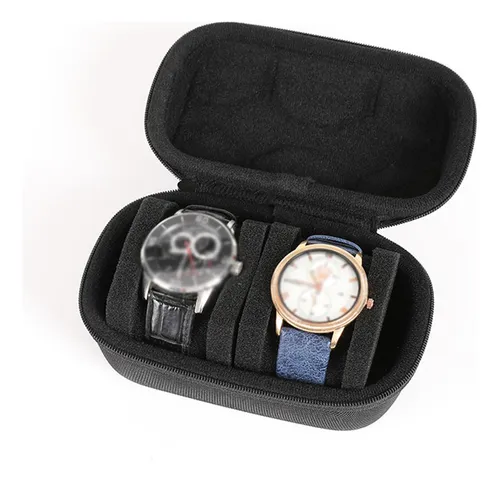 - Estuches Para Relojes De Viaje Con Cierre, 2