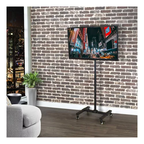 VIVO - Soporte de TV de piso de altura ajustable, para pantallas planas de  plasma, LCD o LED de 13 a 42 pulgadas Soporte de suelo portátil