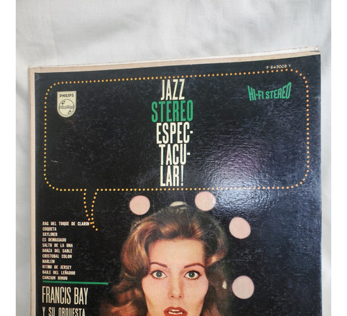 Jazz Stereo Espectacular--francis Bay Y Orq..lp Vinilo