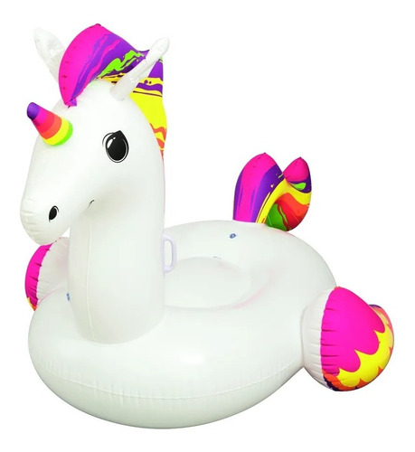 Inflable Unicornio Kawai Pileta Bestway Aro Gigante Cuotas