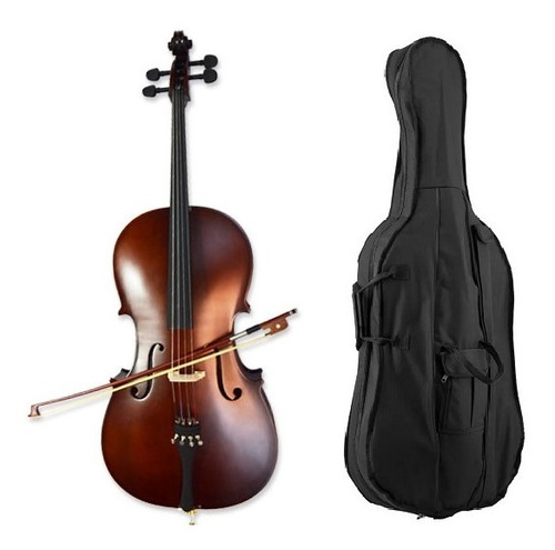 Violoncello Stradella Mc6011 4/4 De Estudio Con Arco Funda.