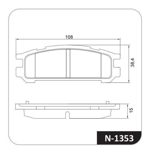 Juego Pastillas Freno X 4 Subaru Impreza 91/98