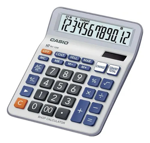 Calculadora casio plateada sale