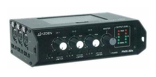 Azden Fmx-32 3-channel Portatil Campo Mezclador