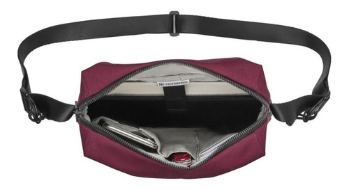 Imagen 2 de 8 de Bolso Para Tablet De 10 Pulgadas, Vino, Victorinox (607123)