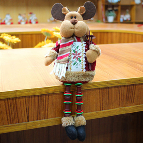 / Adornos: Regalos De Papá Noel, Muñecos De Nieve Y Alces De