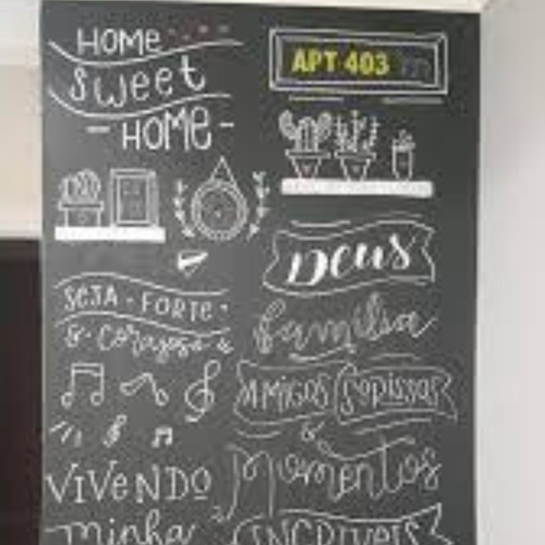 Tinta Lousa Blascor 900ml Transforma Parede Em Quadro Negro Cor Preto