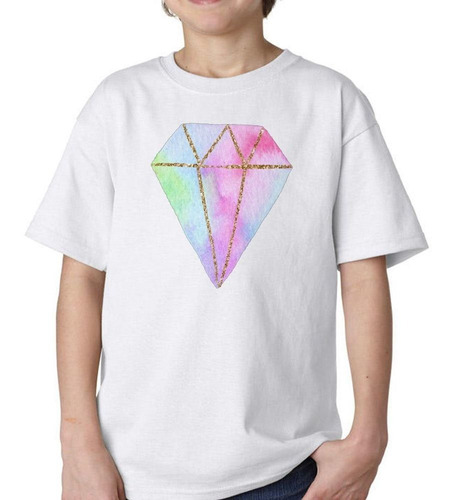 Remera De Niño Diamante De Varios Colores