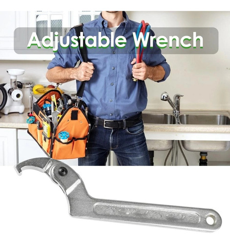 . . Herramienta Manual Con Gancho Tipo C Ajustable, Tuerca,