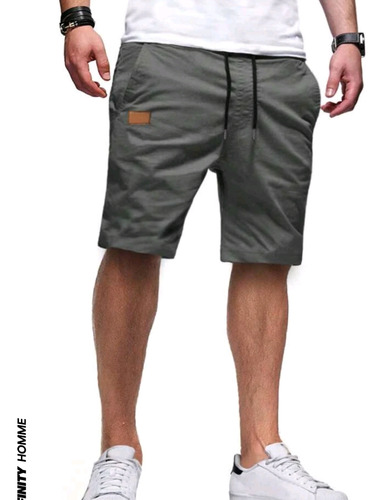 Manfinity Homme Hombres 2 Piezas Shorts Con Cordón Con Diseñ