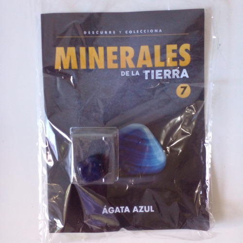 Revista + Minerales De La Tierra, Entrega N 6 Ágata Azul.
