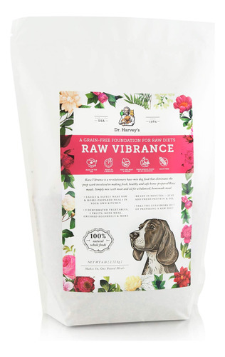 Dr. Harvey's Base Deshidratada Sin Granos Raw Vibrance Para 