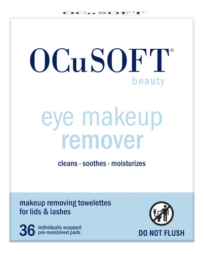 Ocusoft Beauty - Removedor De Maquillaje De Ojos, Toallitas 