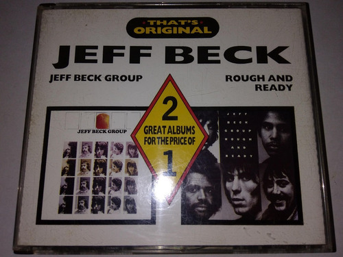 Jeff Beck Group / Rough And Ready Cd Doble France 1989 Mdisk