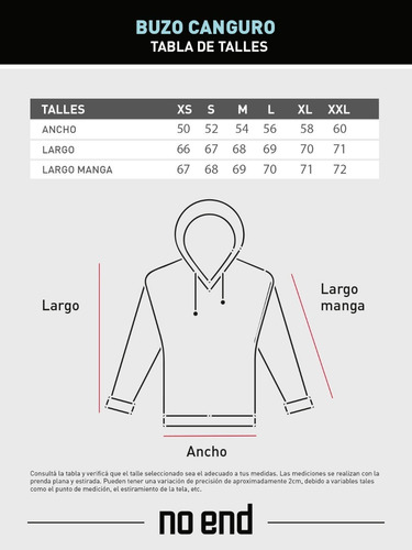 Imagen 3 de 3 de Buzo Estampado No End 38405 Hombre