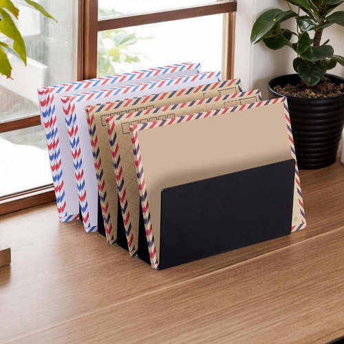 Organizador De Arquivos De Mesa, Suporte De Arquivo Vertical