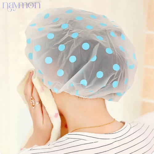 - 3pz Gorro Baño Ducha Impermeable Reutilizable Elastico