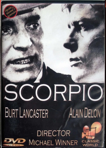 Dvd - Scorpio - Alain Delon - Burt Lancaster - Audio Español