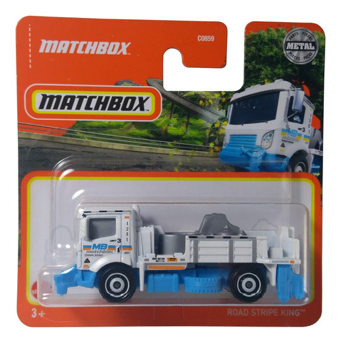 Matchbox Road Stripe King Marcador De Vias Nuevo Sellado