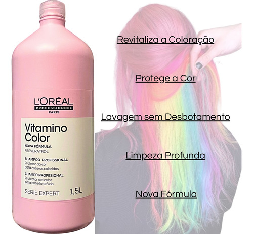 Loréal Pro Serie Expert Shampoo Reparação Coloridos Tingidos