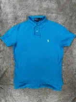 Comprar Playera Manga Corta Polo Ralph Lauren Azul Talla M Hombre