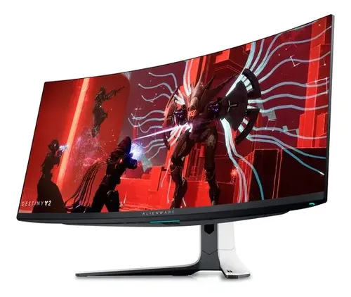 Monitor Alienware Gamer Curvo Qd-oled De 34 Aw3423dw Cor Branco