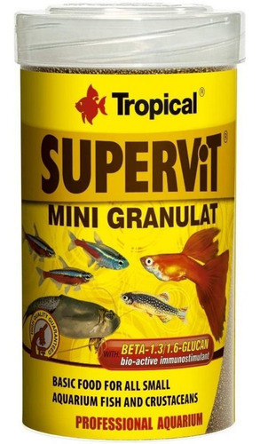 Tropical Ração Para Peixe Supervit Mini Granulat 162,5g