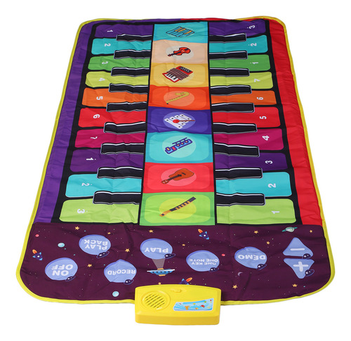 Tapete De Teclado Musical Duet Para Crianças, Grande