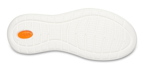 Imagem 4 de 6 de Crocs Literide Pacer Cinza/laranja