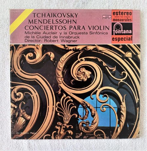 Michele Auclair Lp Tchaikovsky Y Mendelssohn