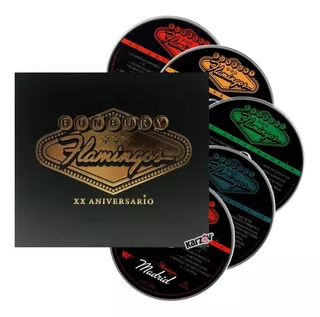 Enrique Bunbury Flamingos Xx 20 Aniversario Box 5 Cd + Book