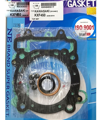 Juego Juntas Superior Ne Genuine Kawasaki Kxf 450 09 - 14