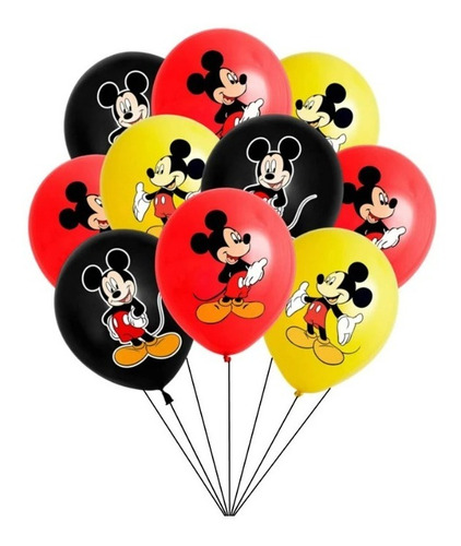 Globo Mickey Mouse Cumpleaños Fiesta Niño Niña Amor